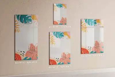 Magnetická popisovací tabule motiv letní květiny