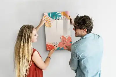 Magnetická popisovací tabule motiv letní květiny
