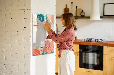 Magnetická popisovací tabule motiv letní květiny