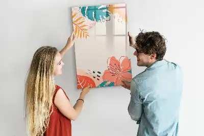 Magnetická popisovací tabule motiv letní květiny
