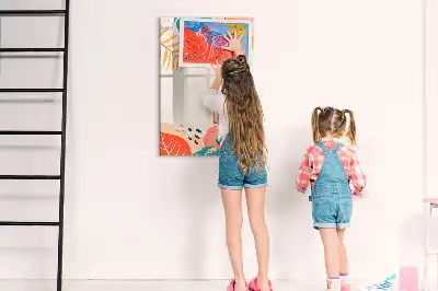 Magnetická popisovací tabule motiv letní květiny