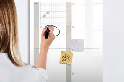 Magnetická popisovací tabule týdenní plánovač