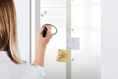 Magnetická popisovací tabule týdenní plánovač