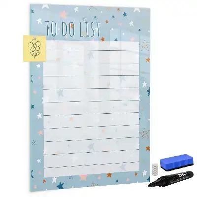Magnetická popisovací tabule na seznam úkolů