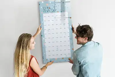 Magnetická popisovací tabule na seznam úkolů