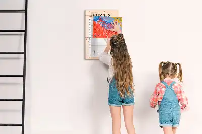 Magnetická tabule na kreslení seznam úkolů