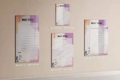 Magnetická tabule na kreslení se seznamem úkolů