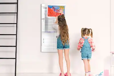 Magnetická tabule na kreslení harmonogram úklidu