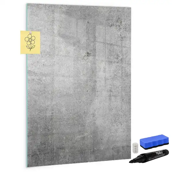 Magnetická tabule na kreslení světlý beton