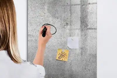 Magnetická tabule na kreslení světlý beton