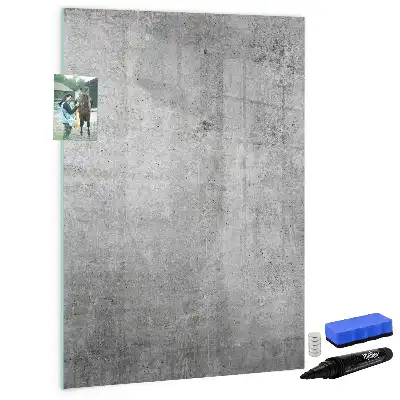 Magnetická tabule na kreslení světlý beton