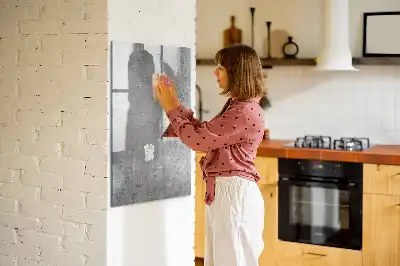 Magnetická tabule na kreslení světlý beton