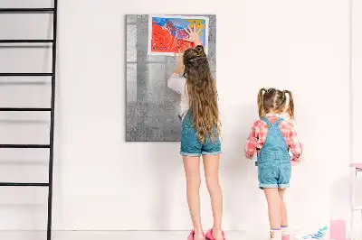 Magnetická tabule na kreslení světlý beton