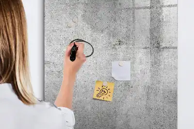 Magnetická tabule na kreslení světlý beton