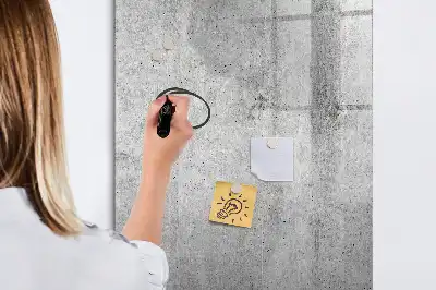 Magnetická tabule na kreslení světlý beton