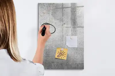 Magnetická tabule na kreslení světlý beton