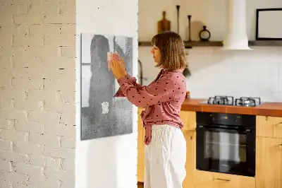 Magnetická tabule na kreslení světlý beton