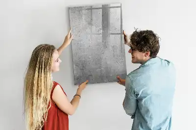 Magnetická tabule na kreslení světlý beton