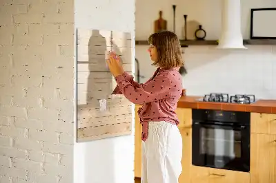 Magnetická popisovací tabule světlá prkna