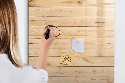Magnetická popisovací tabule světlá prkna