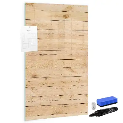 Magnetická popisovací tabule světlá prkna