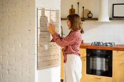 Magnetická popisovací tabule světlá prkna