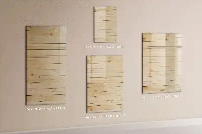 Magnetická popisovací tabule světlá prkna