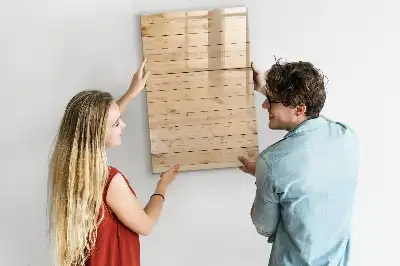 Magnetická popisovací tabule světlá prkna