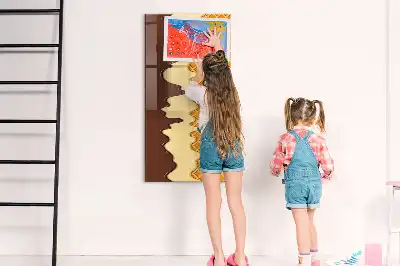 Magnetická kreslicí tabule ve tvaru zmrzliny s polevou
