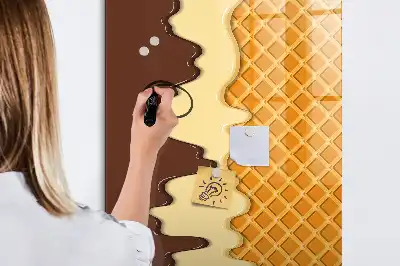 Magnetická kreslicí tabule ve tvaru zmrzliny s polevou