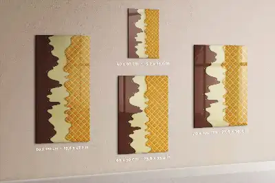Magnetická kreslicí tabule ve tvaru zmrzliny s polevou