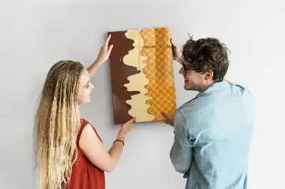 Magnetická kreslicí tabule ve tvaru zmrzliny s polevou
