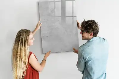 Magnetická popisovací tabule ve vzhledu světlého betonu