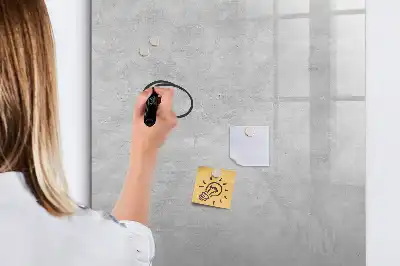 Magnetická popisovací tabule ve vzhledu světlého betonu