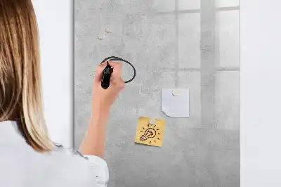 Magnetická popisovací tabule ve vzhledu světlého betonu