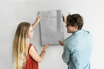 Magnetická popisovací tabule ve vzhledu světlého betonu