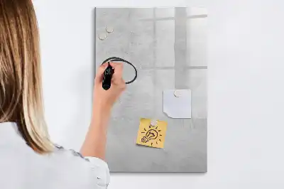Magnetická popisovací tabule ve vzhledu světlého betonu