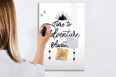 Magnetická popisovací tabule Dobrodružství