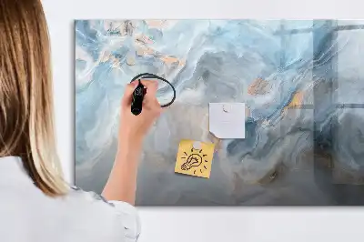 Magnetická kreslící tabule s mramorovým vzorem