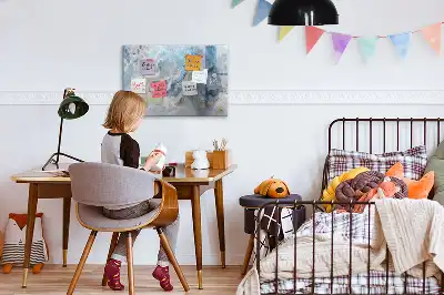 Magnetická kreslící tabule s mramorovým vzorem