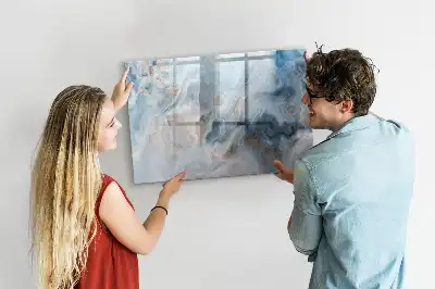 Magnetická kreslící tabule s mramorovým vzorem
