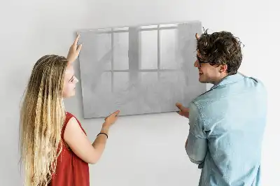 Popisovatelná magnetická tabule v designu kamenné zdi