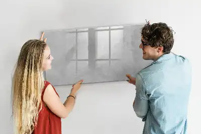 Popisovatelná magnetická tabule v designu kamenné zdi