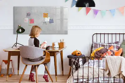 Popisovatelná magnetická tabule v designu kamenné zdi
