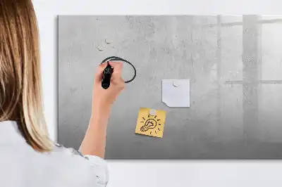 Popisovatelná magnetická tabule v designu kamenné zdi