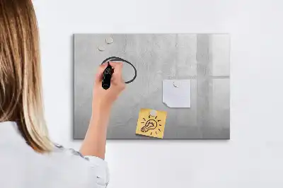 Popisovatelná magnetická tabule v designu kamenné zdi