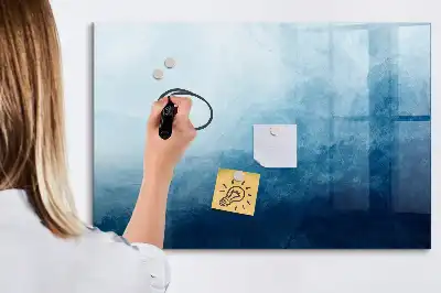 Popisovatelná magnetická tabule s motivem abstrakce vody