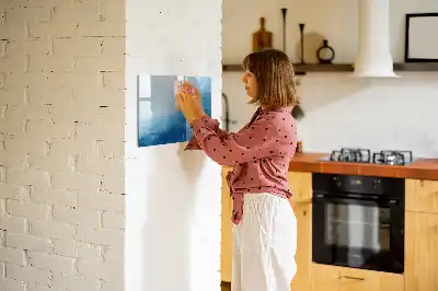 Popisovatelná magnetická tabule s motivem abstrakce vody