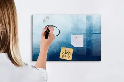 Popisovatelná magnetická tabule s motivem abstrakce vody