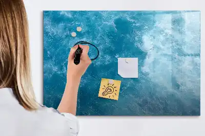 Popisovatelná magnetická tabule mořská voda